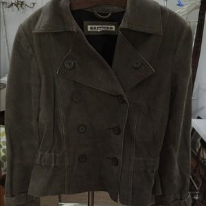 Beautiful distressed leather jacket.